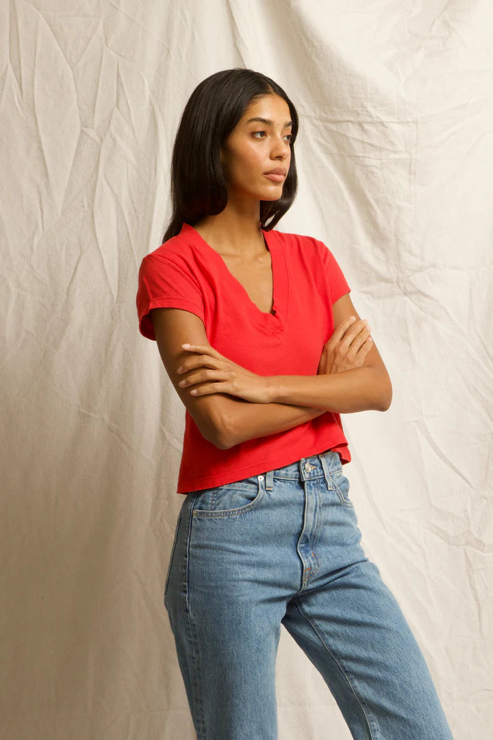 Alanis Recycled Cotton V-Neck