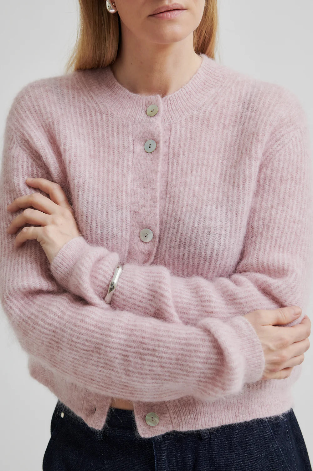 Andrea Knit Rib Cardigan