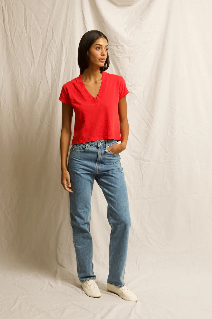 Alanis Recycled Cotton V-Neck