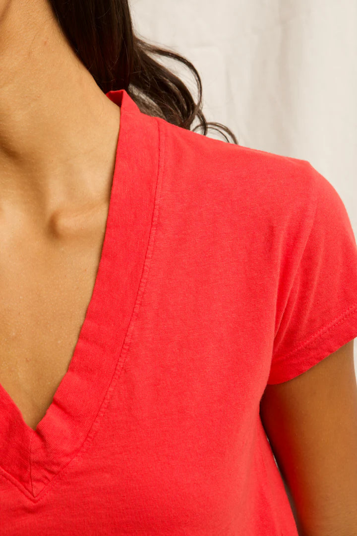 Alanis Recycled Cotton V-Neck