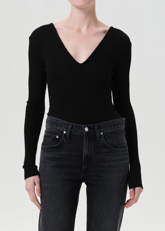 Darla Double V Bodysuit