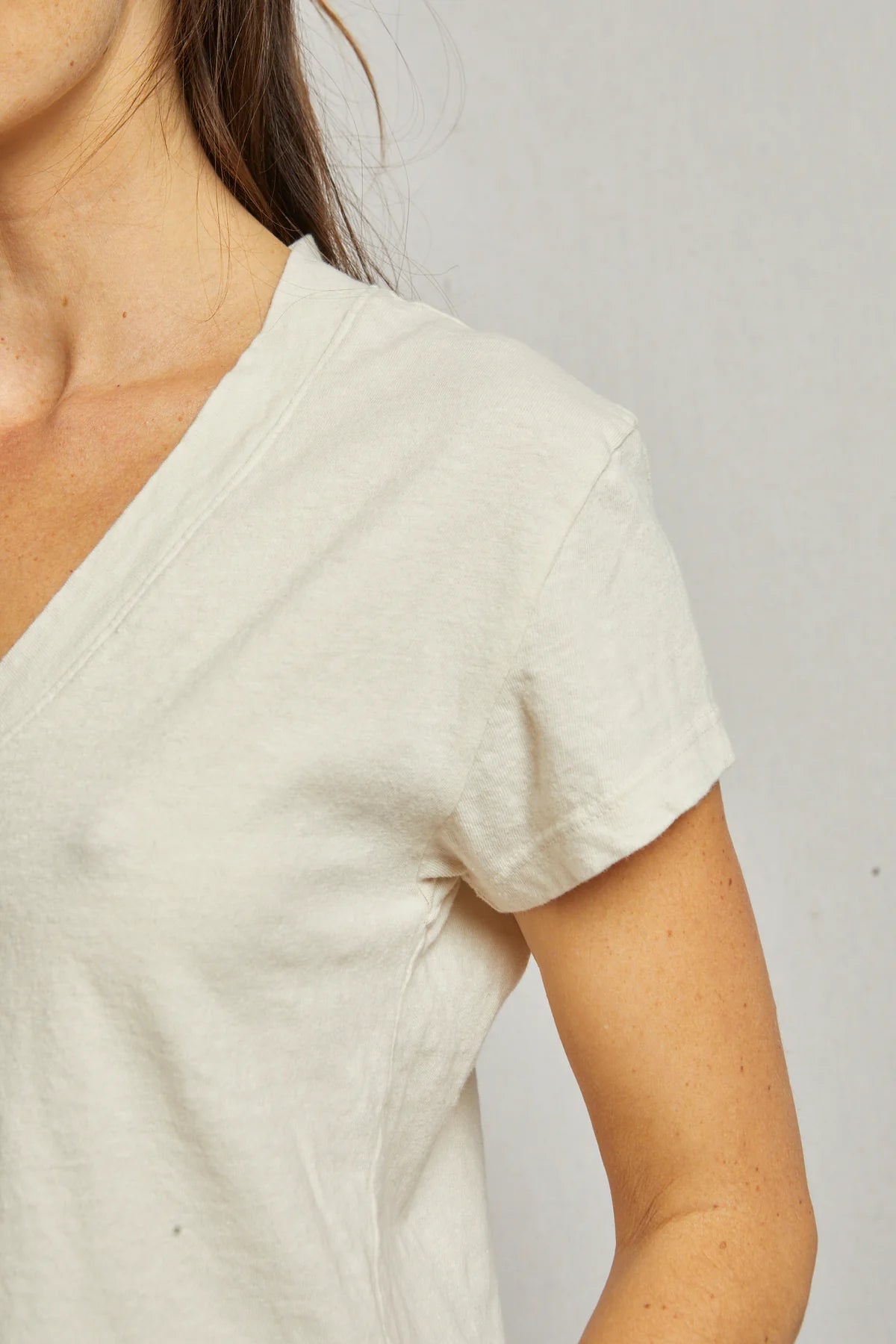 Alanis Recycled Cotton V-Neck