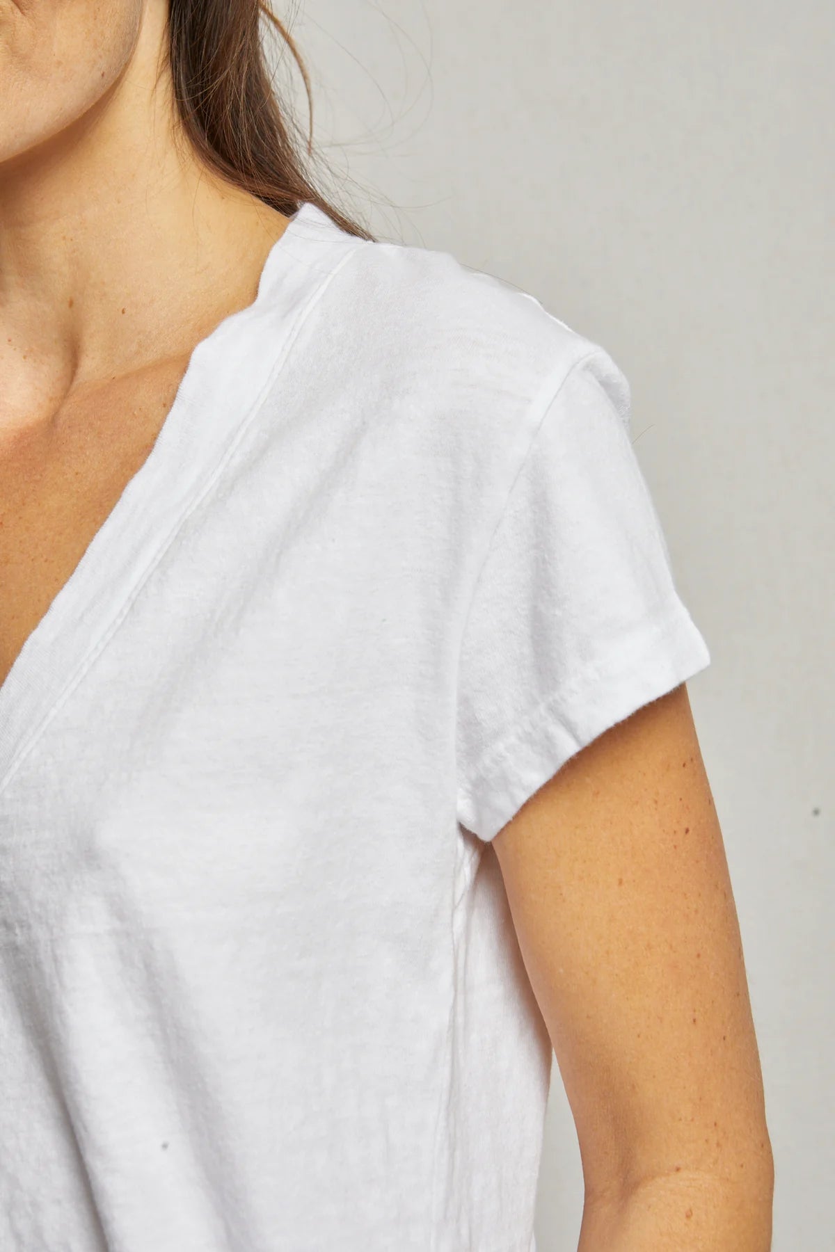Alanis Recycled Cotton V-Neck