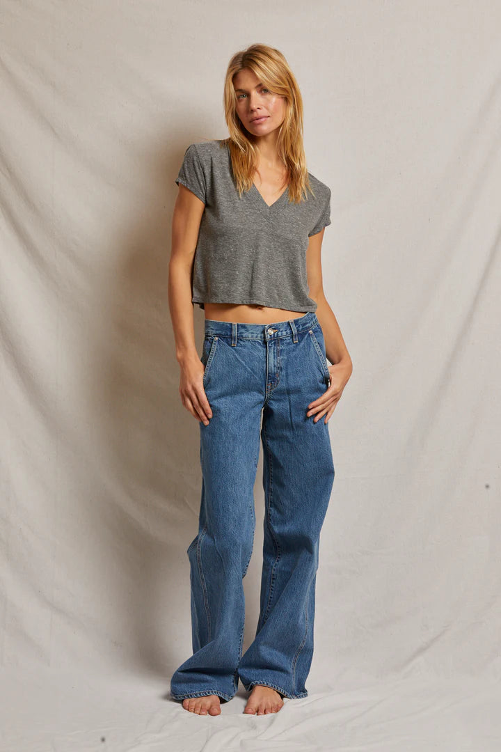 Alanis Recycled Cotton V-Neck