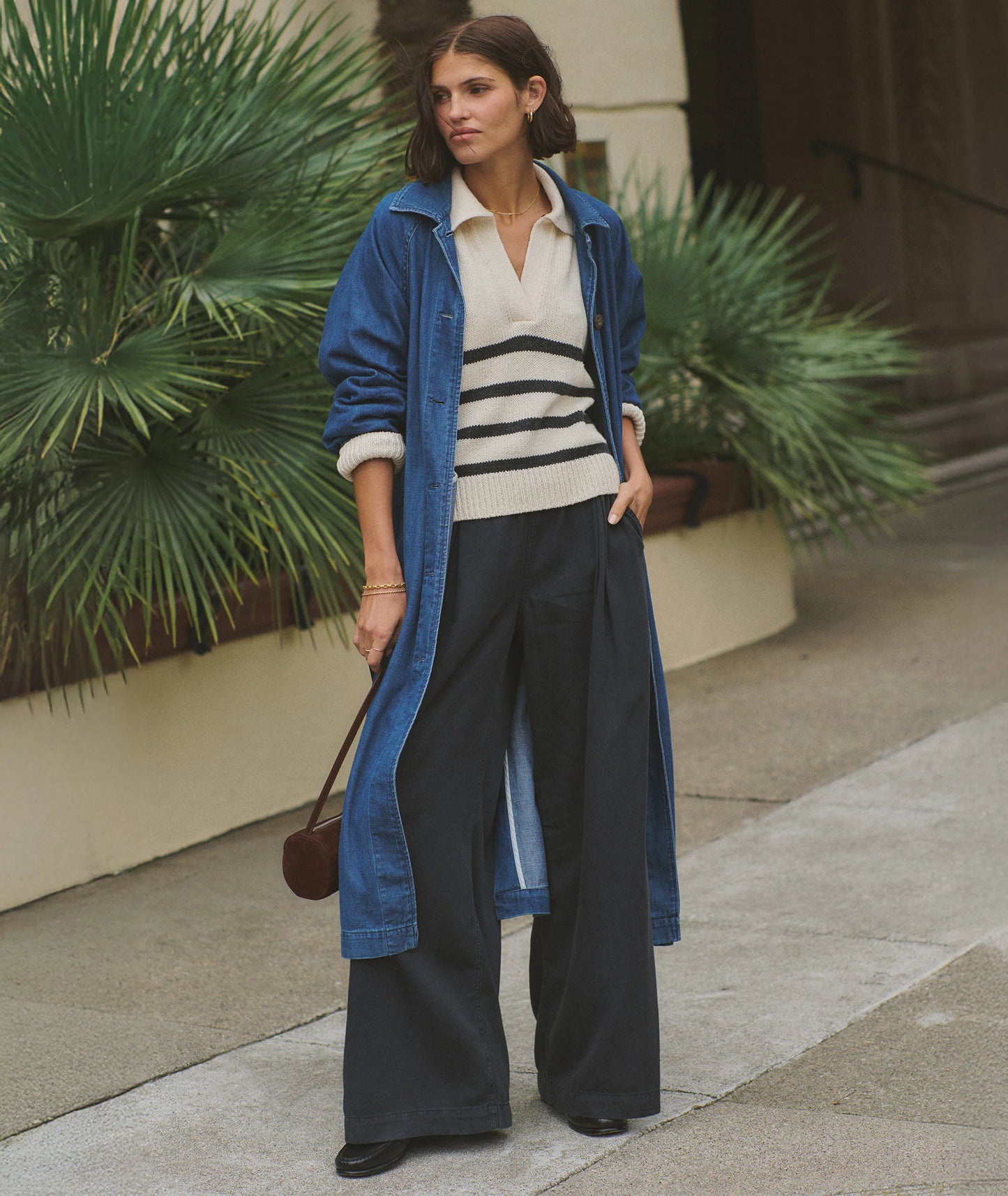 Allison Pleated Wide Leg Trouser