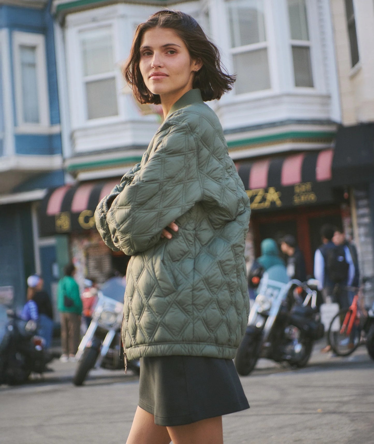 Marina Quilted Bomber