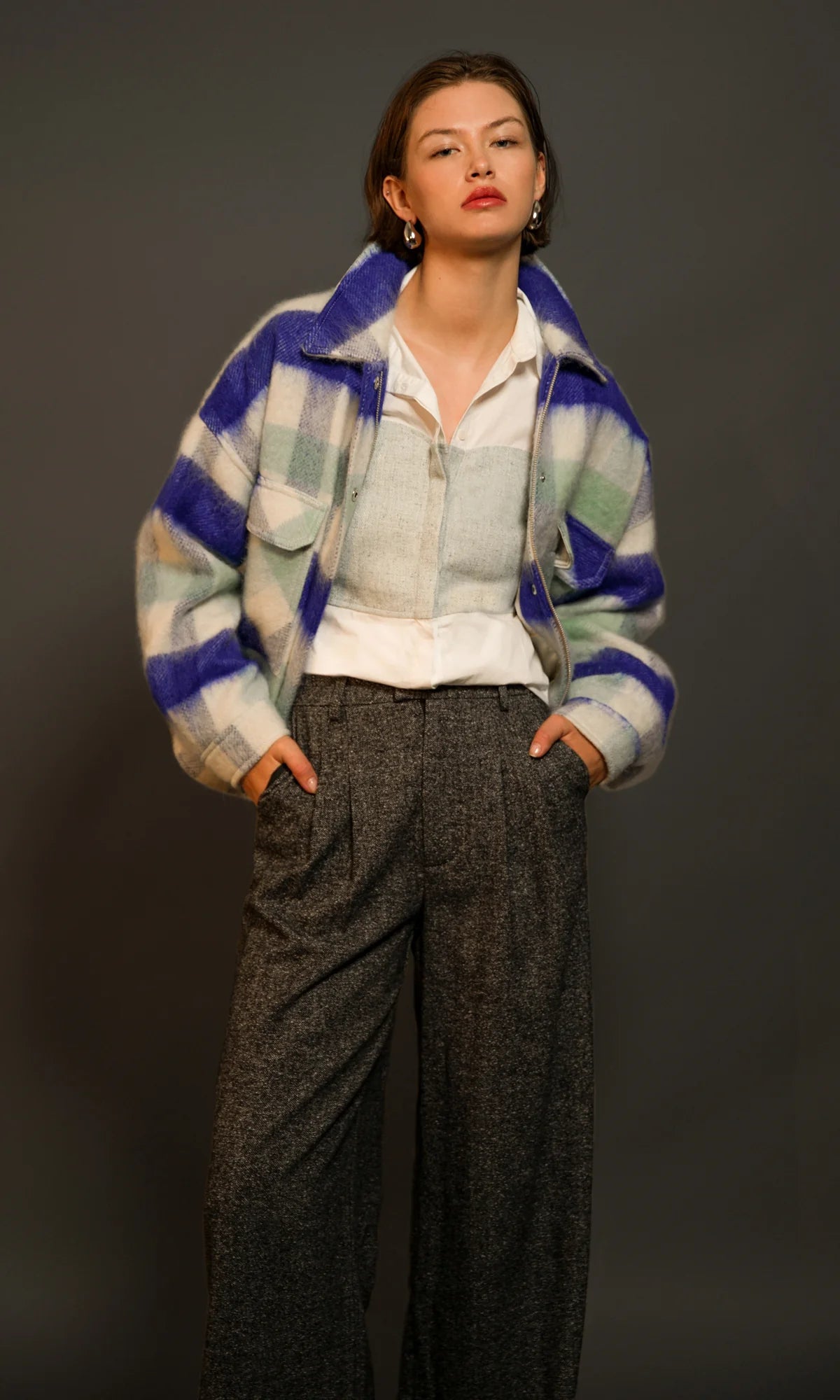 Peyton Plaid Jacket