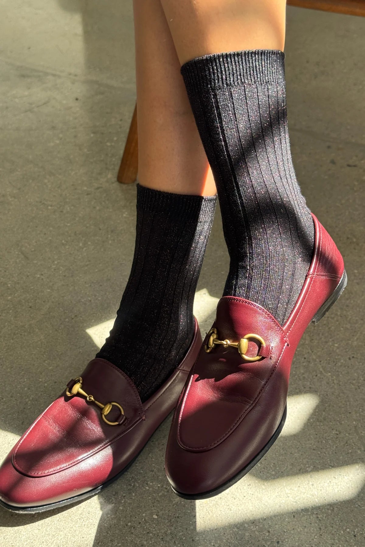Her Socks Lurex