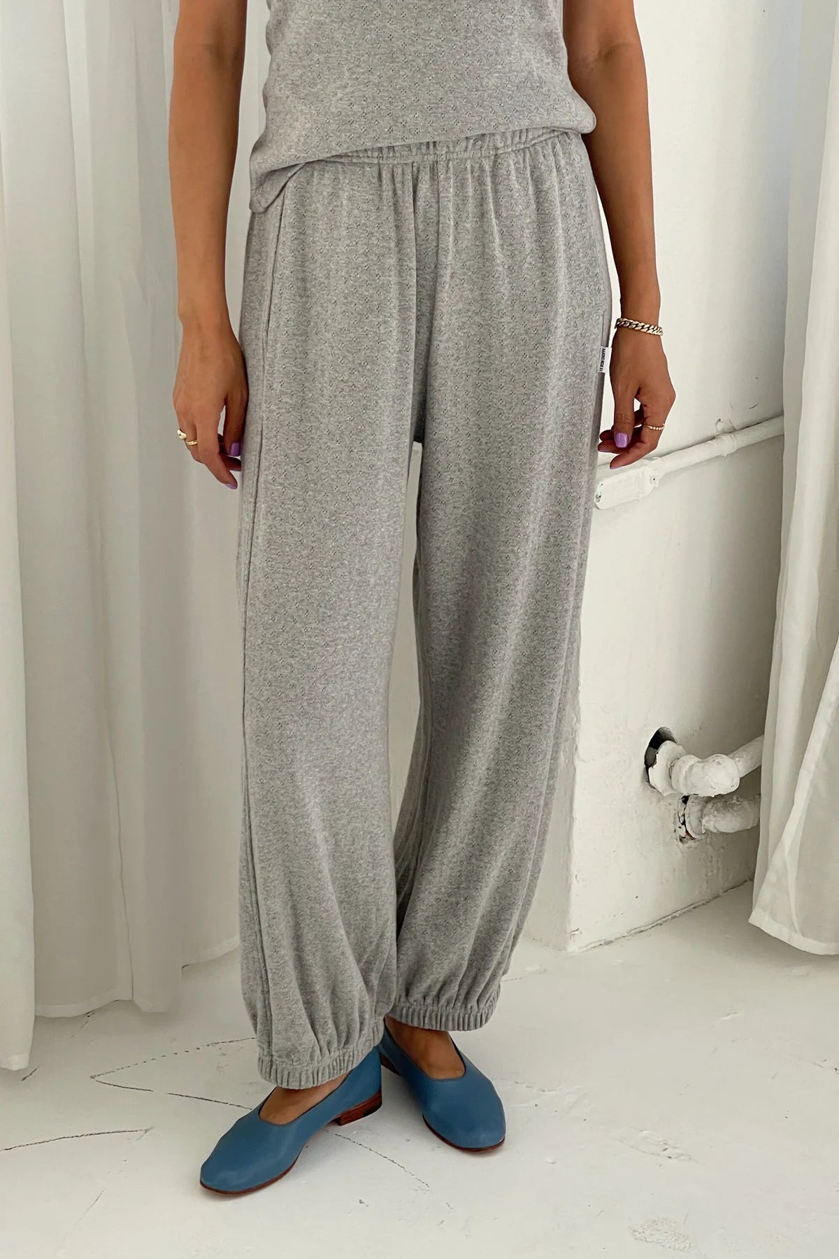 Pointelle Serene Balloon Jogger