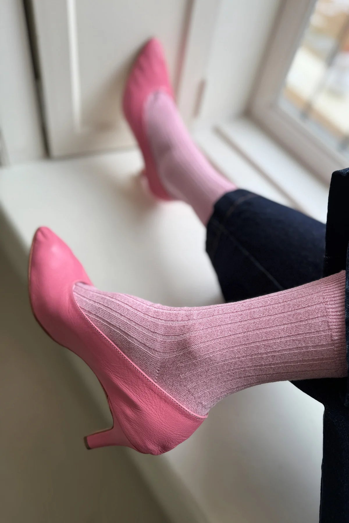 Her Socks Lurex