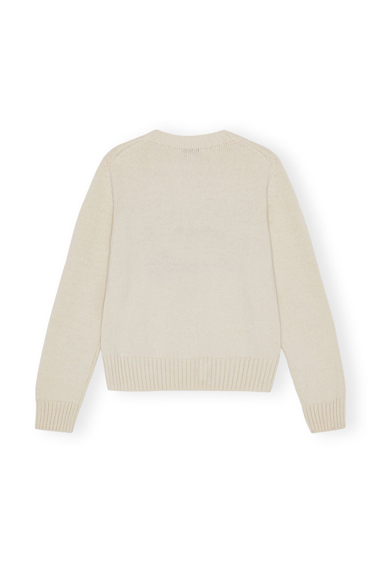 Graphic Soft Wool Mix O-Neck