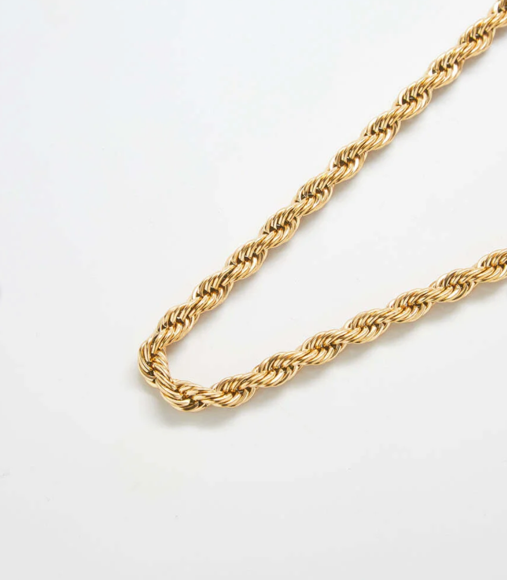 Chunky Gold Rope Chain