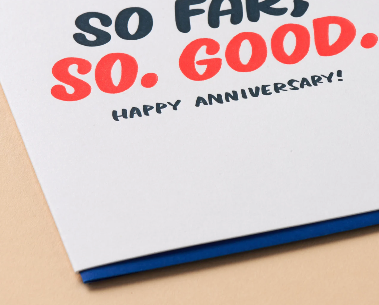 So Far So Good Card