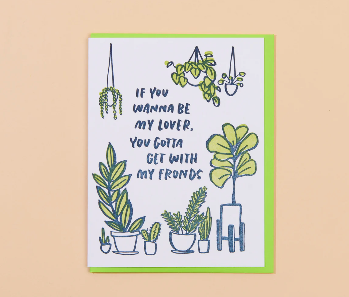 If You Wanna Be My Lover Card