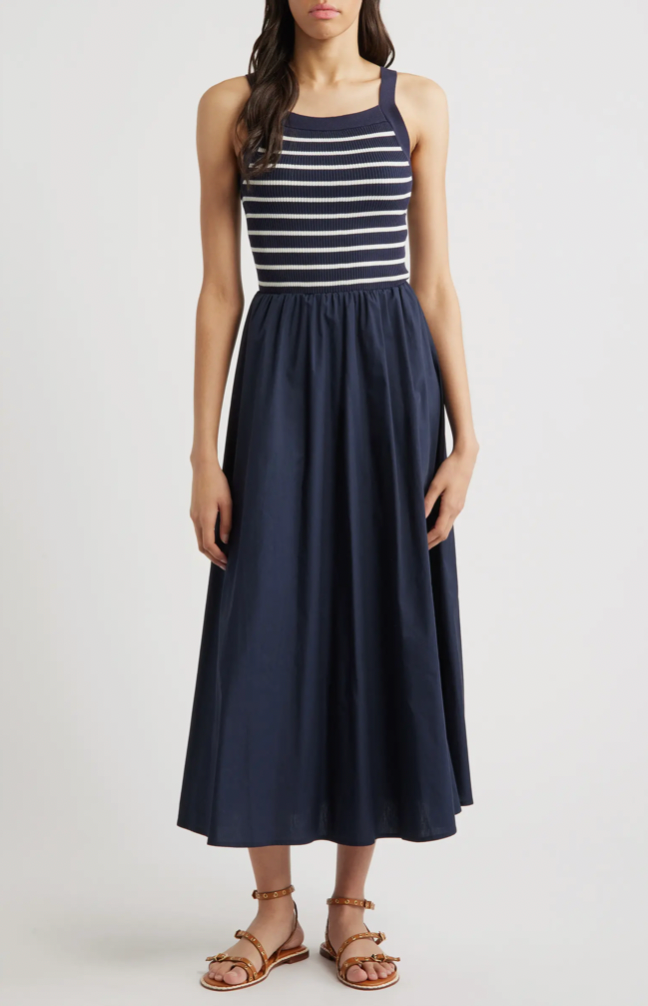 Stripe Bodice Dress