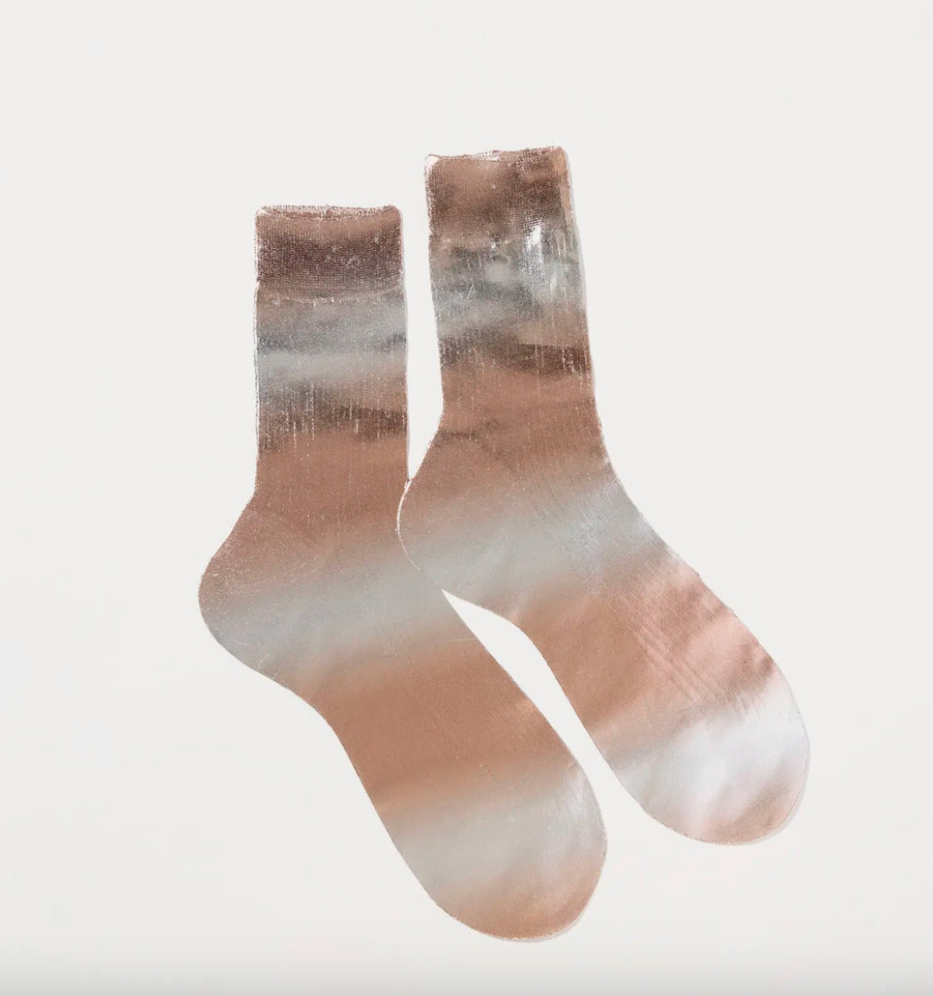 Luce Laminated Socks