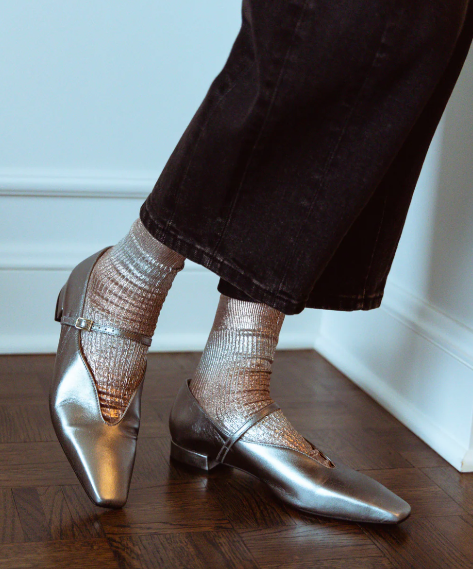 Luce Laminated Socks