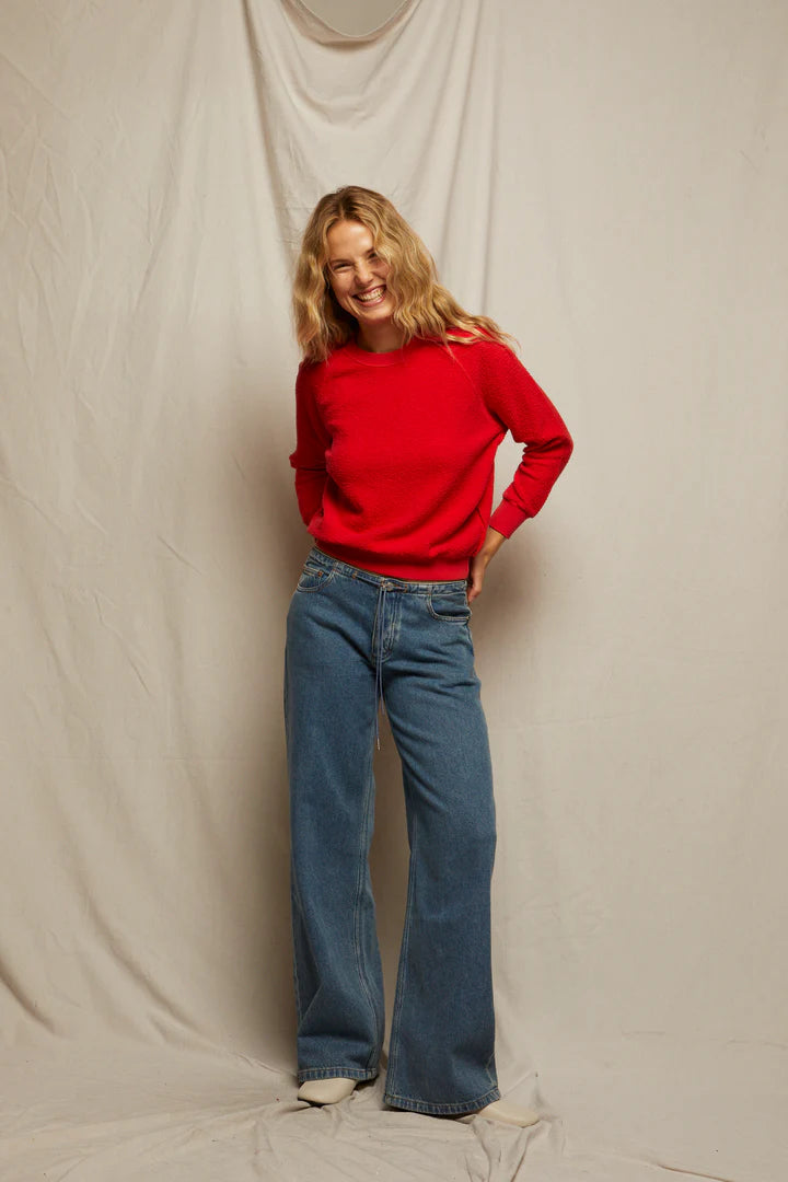 Ziggy Reverse Fleece Crew