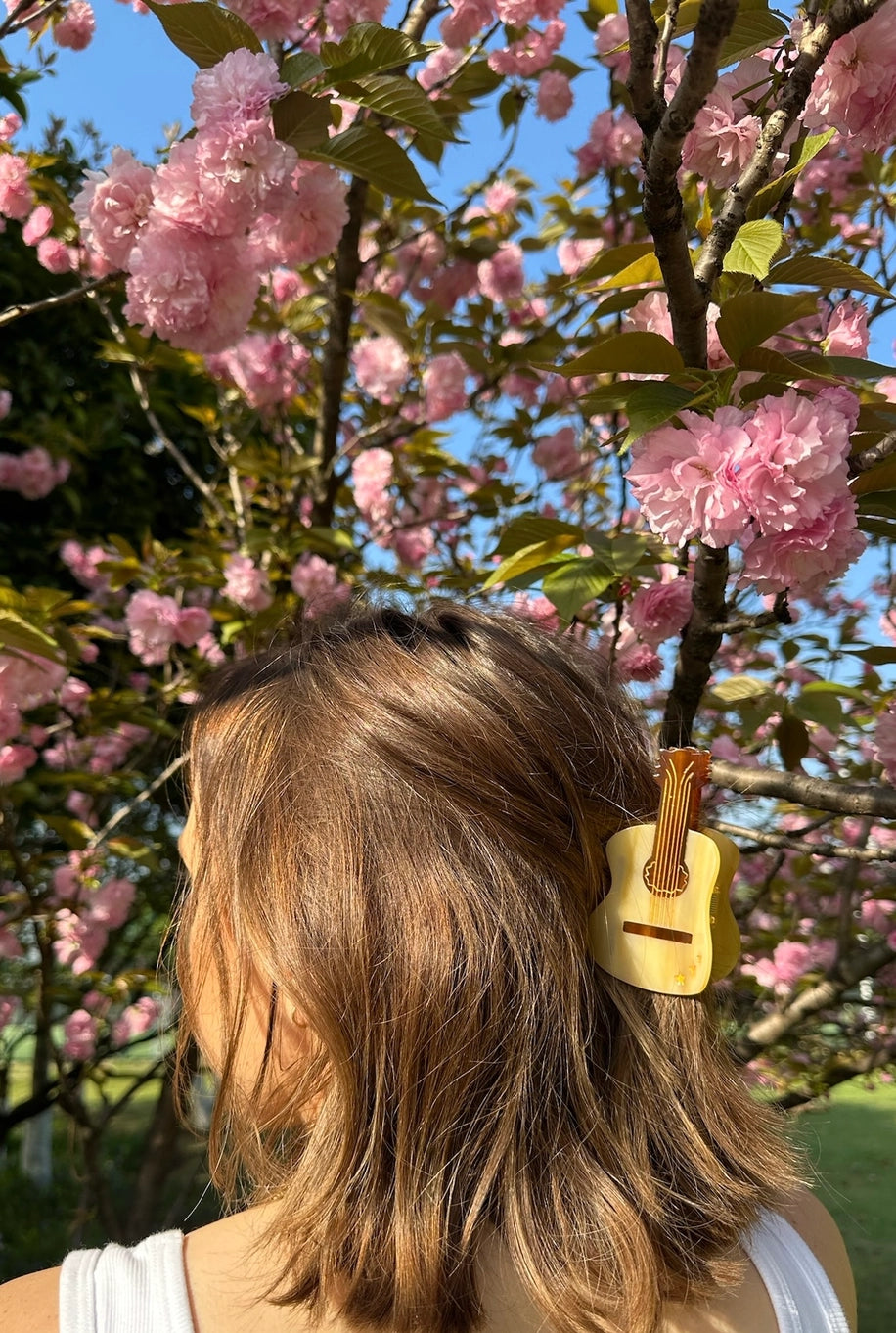 Hand Painted Hair Clip