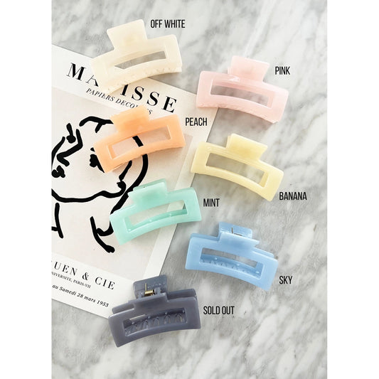 3.5" Translucent Hair Clip