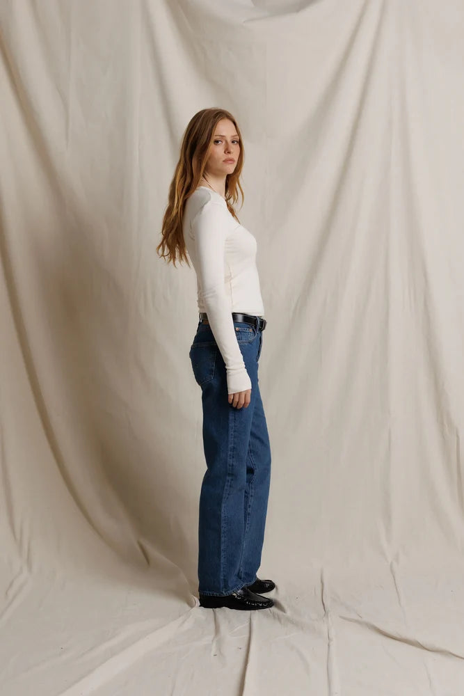 Ivanna Micro Modal Cashmere Rib Top