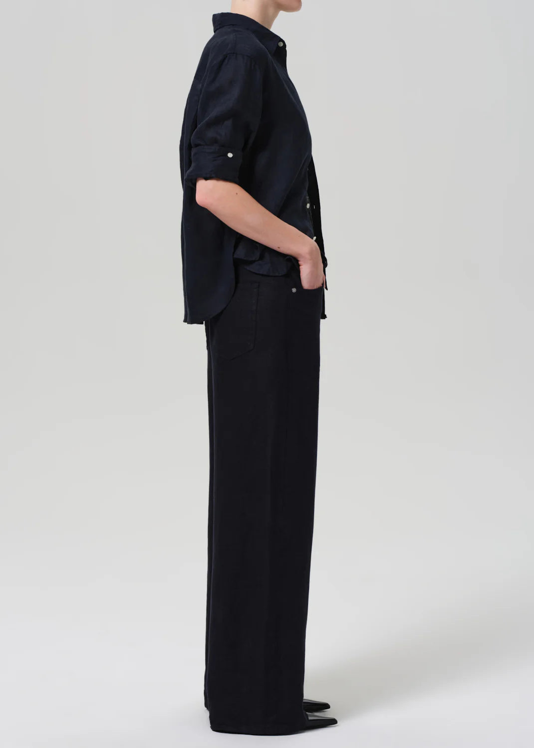 Brynn Linen Drawstring Trousers