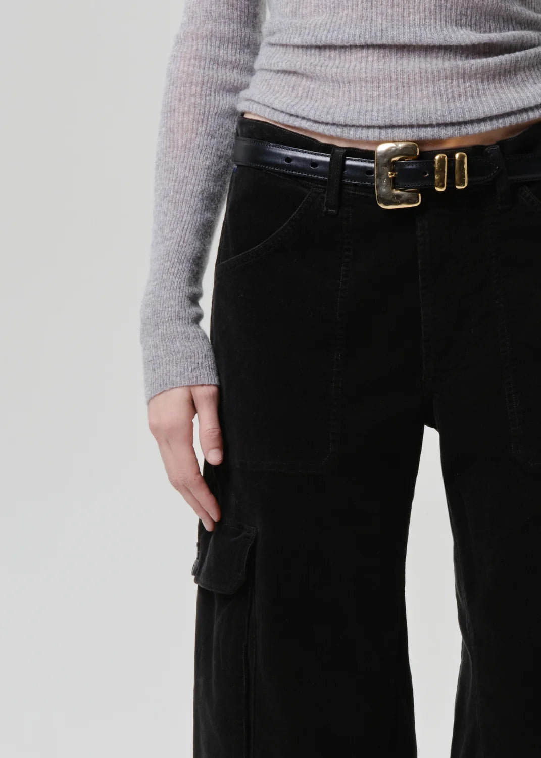 Thassos Twisted Seam Corduroy Utility Pant