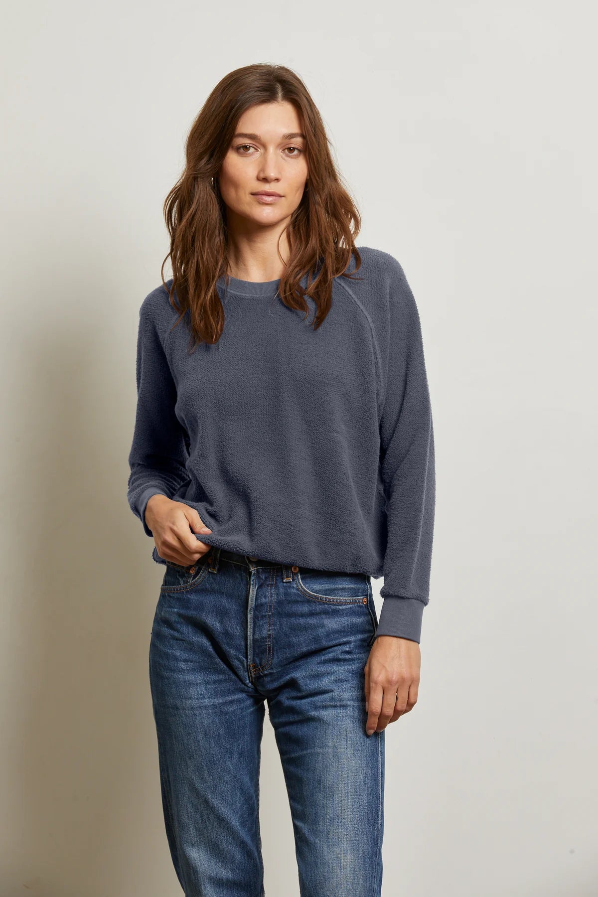 Ziggy Reverse Fleece Crew
