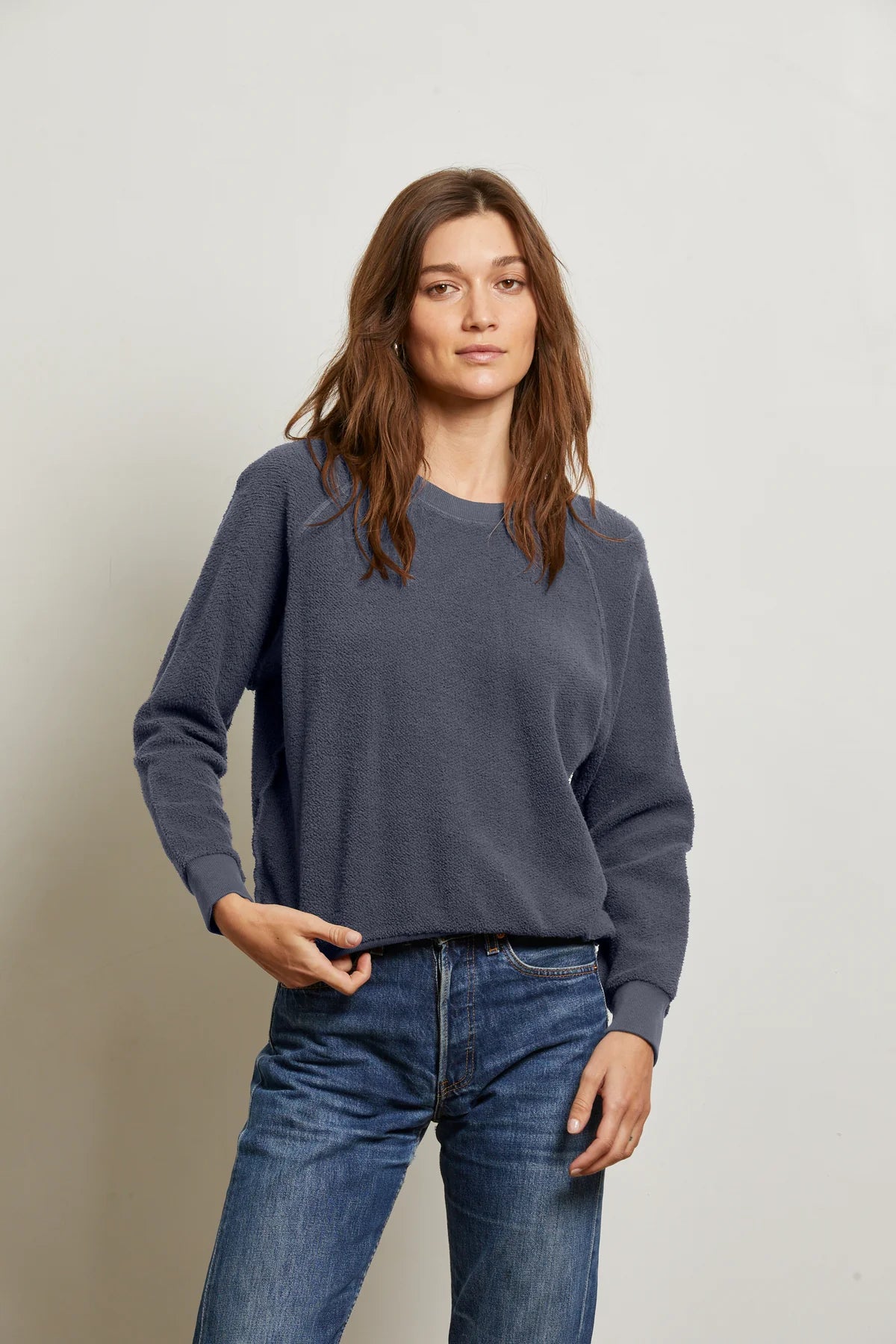 Ziggy Reverse Fleece Crew