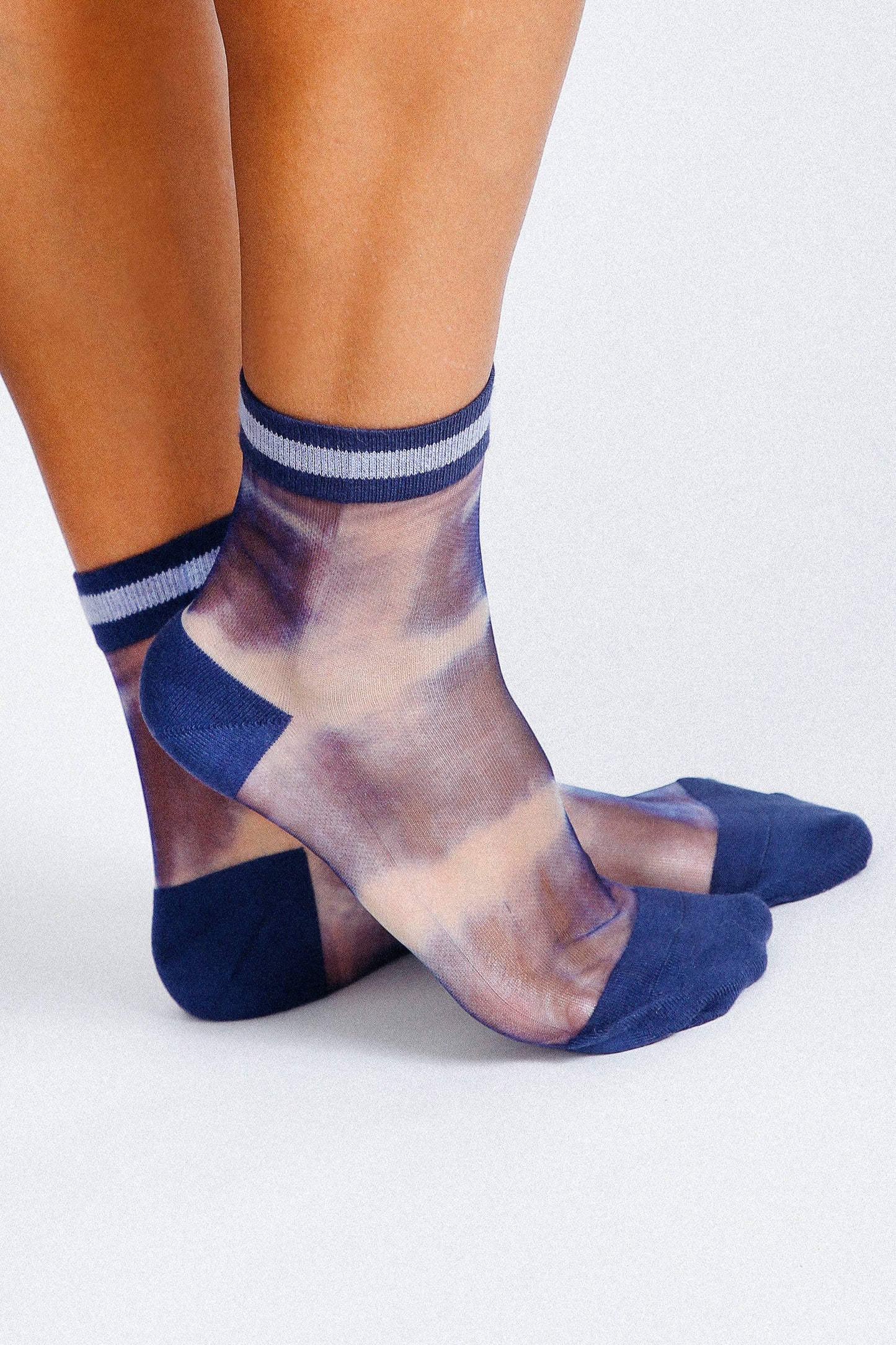 Lisse Tie Dye Sheer Ankle Sock