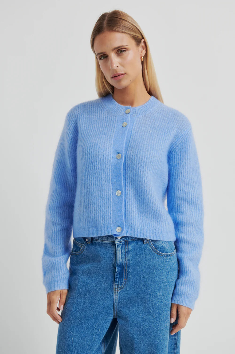 Andrea Knit Rib Cardigan