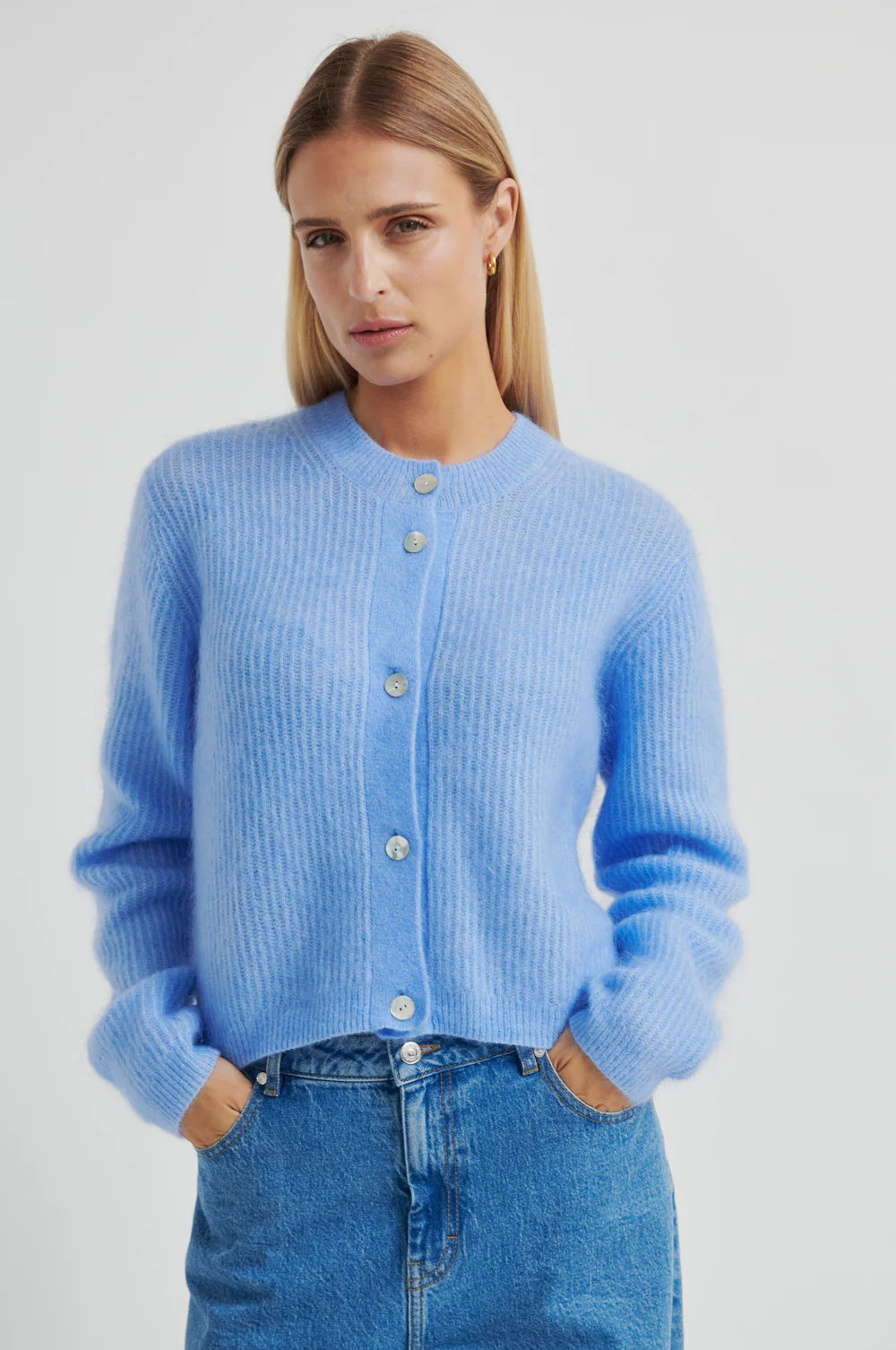 Andrea Knit Rib Cardigan