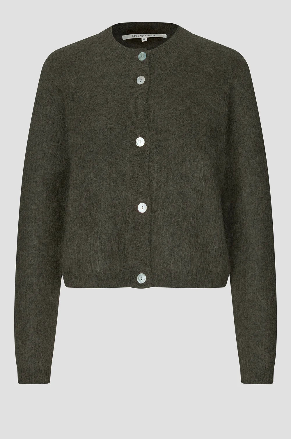 Andrea Knit Rib LS Cardigan
