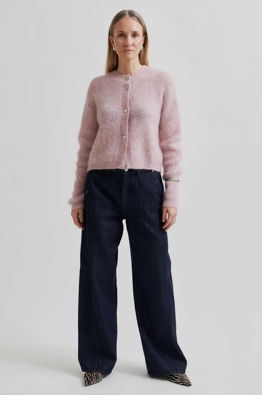 Andrea Knit Rib Cardigan