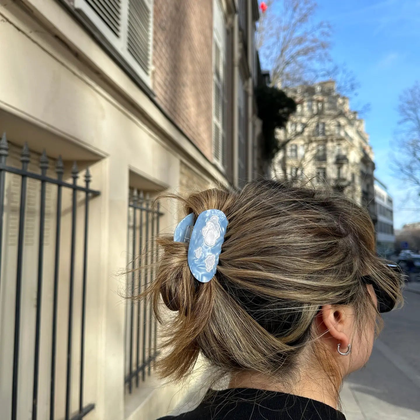 Hand Painted Hair Clip