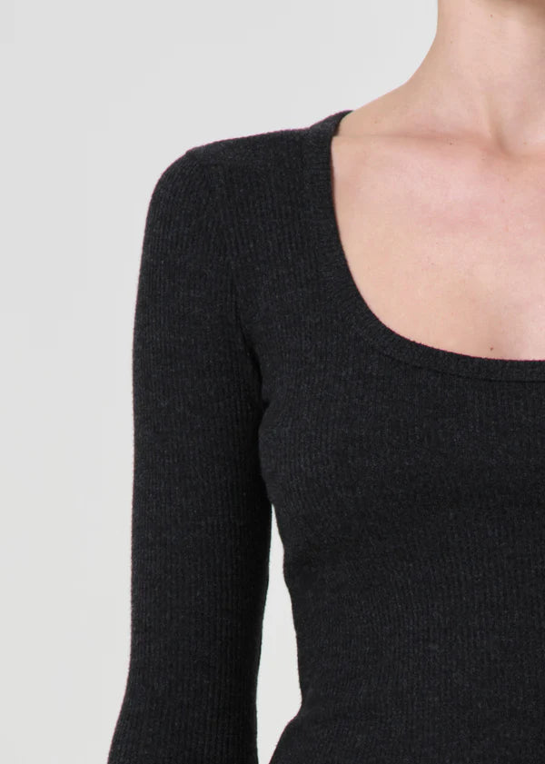 Corey Scoop Neck Tee