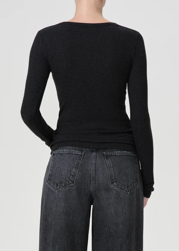 Corey Scoop Neck Tee