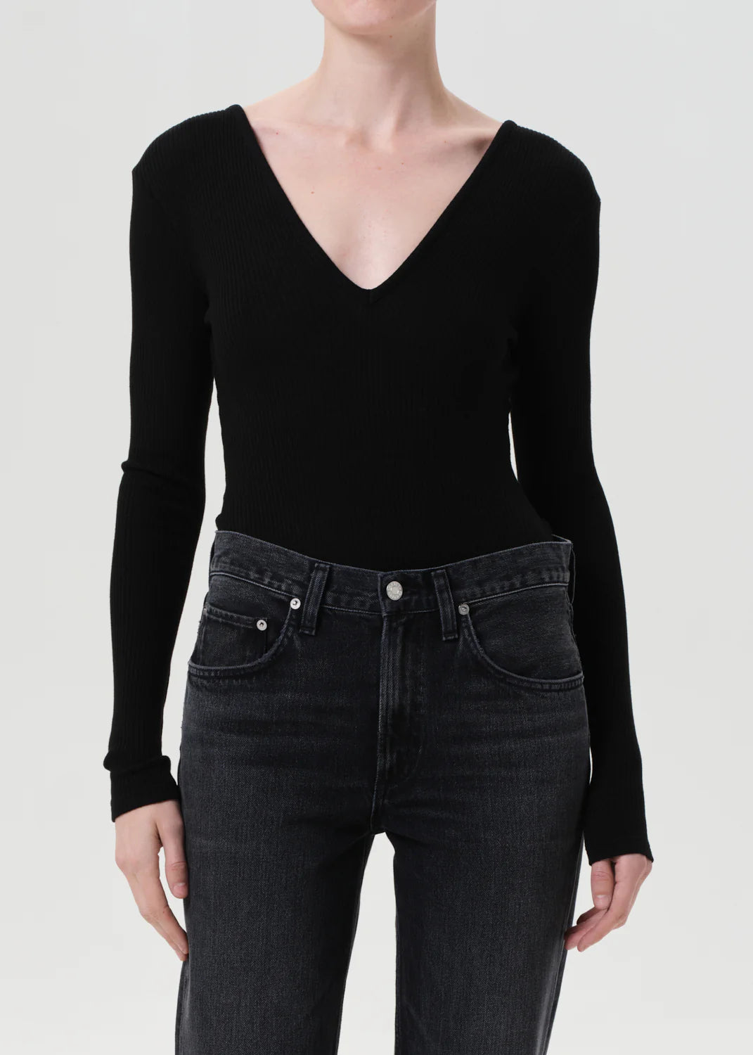 Darla Double V Bodysuit