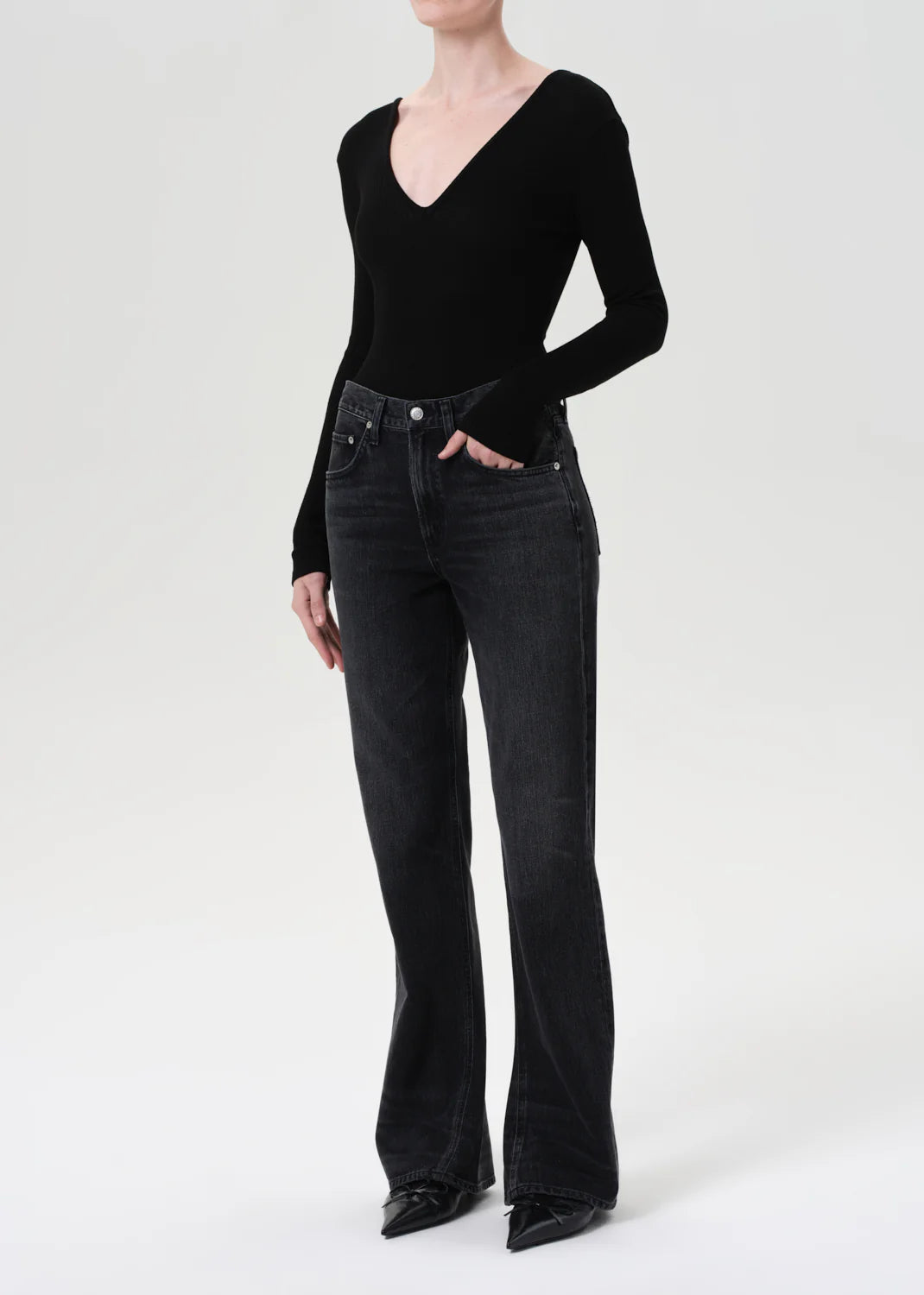 Darla Double V Bodysuit