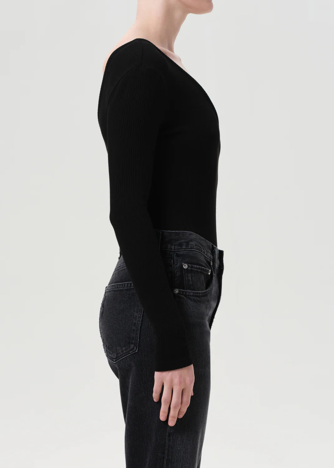 Darla Double V Bodysuit