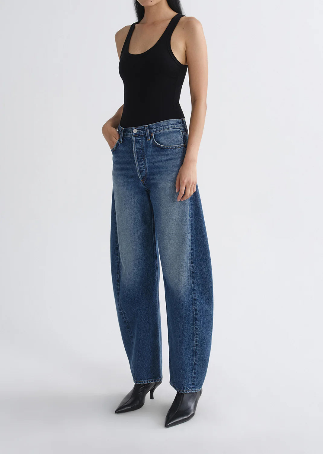 Luna High Rise Pieced Taper