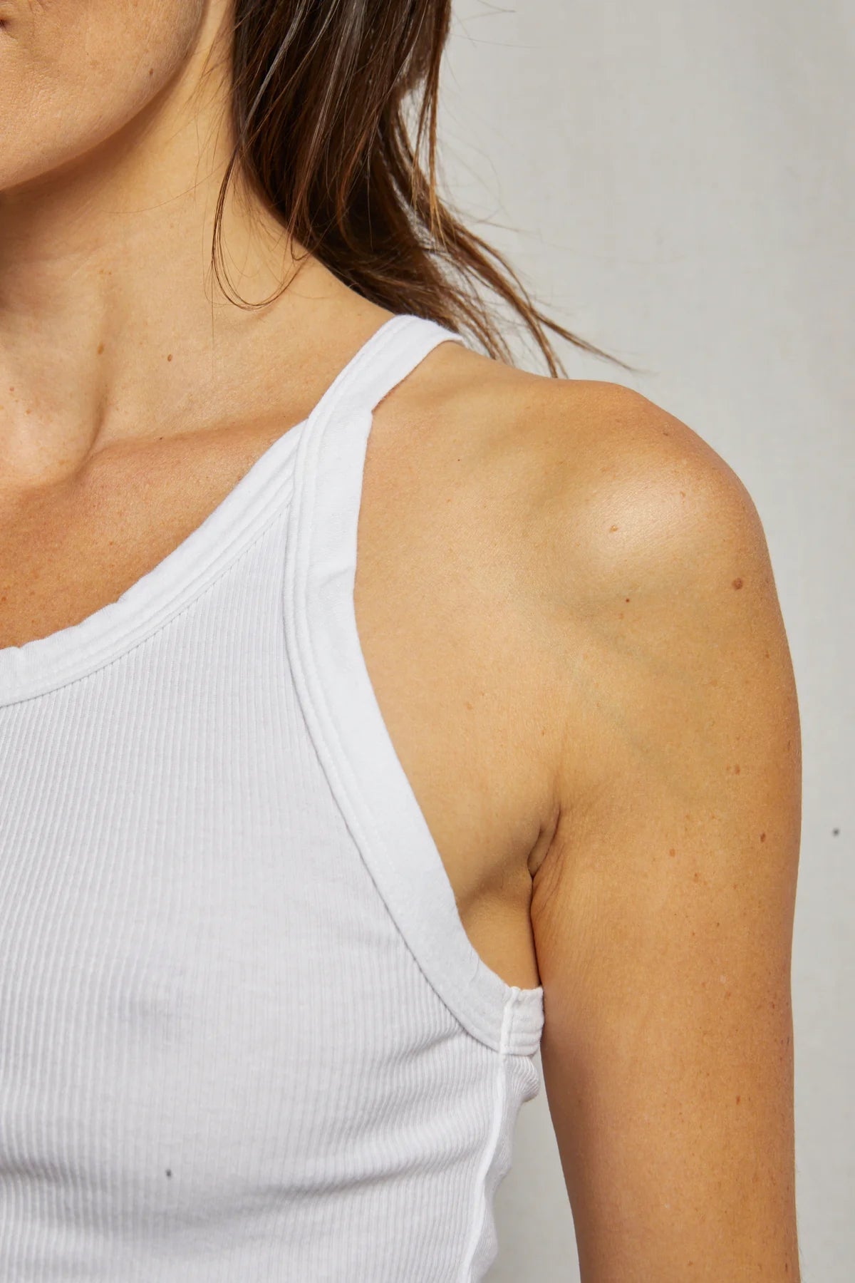 Annie Recycled Cotton Ribbed Tank