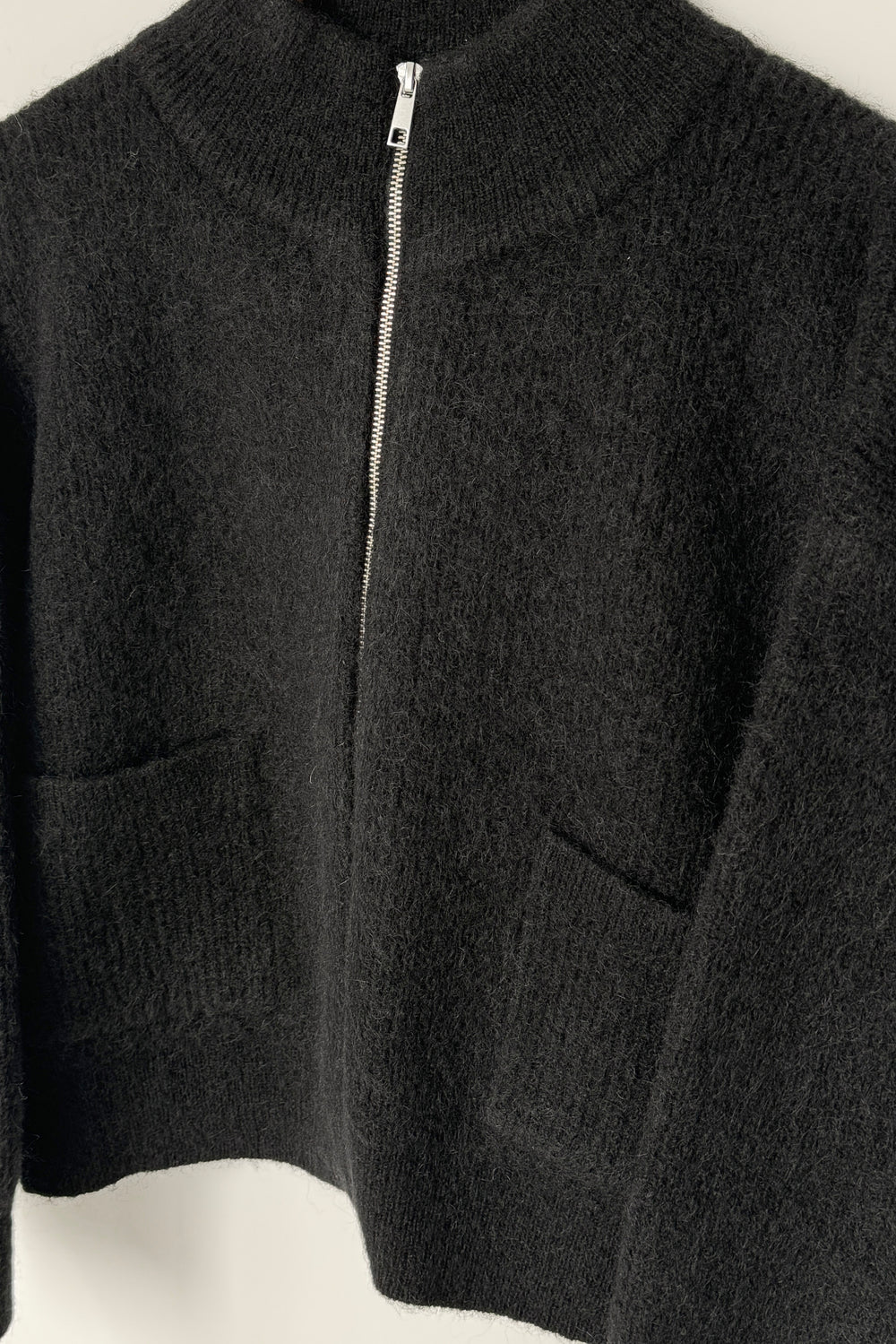 Alpaca Zip Front Jacket