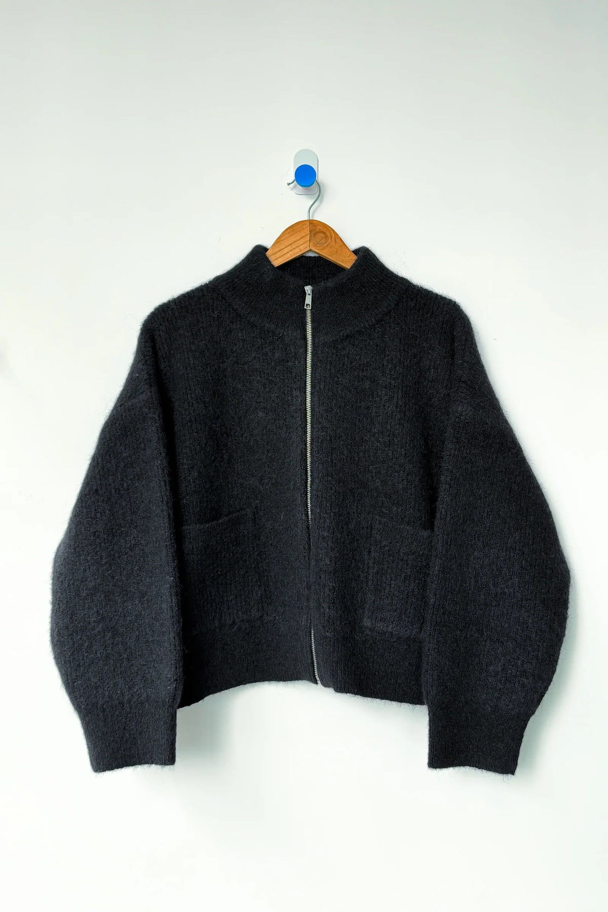Alpaca Zip Front Jacket