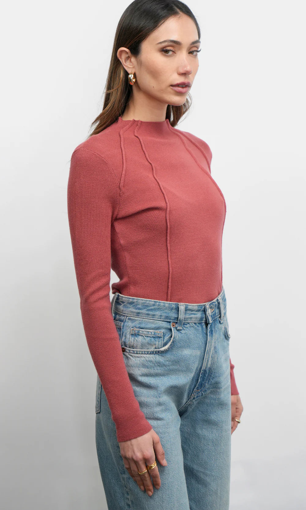 Bellamy Mock Neck Top