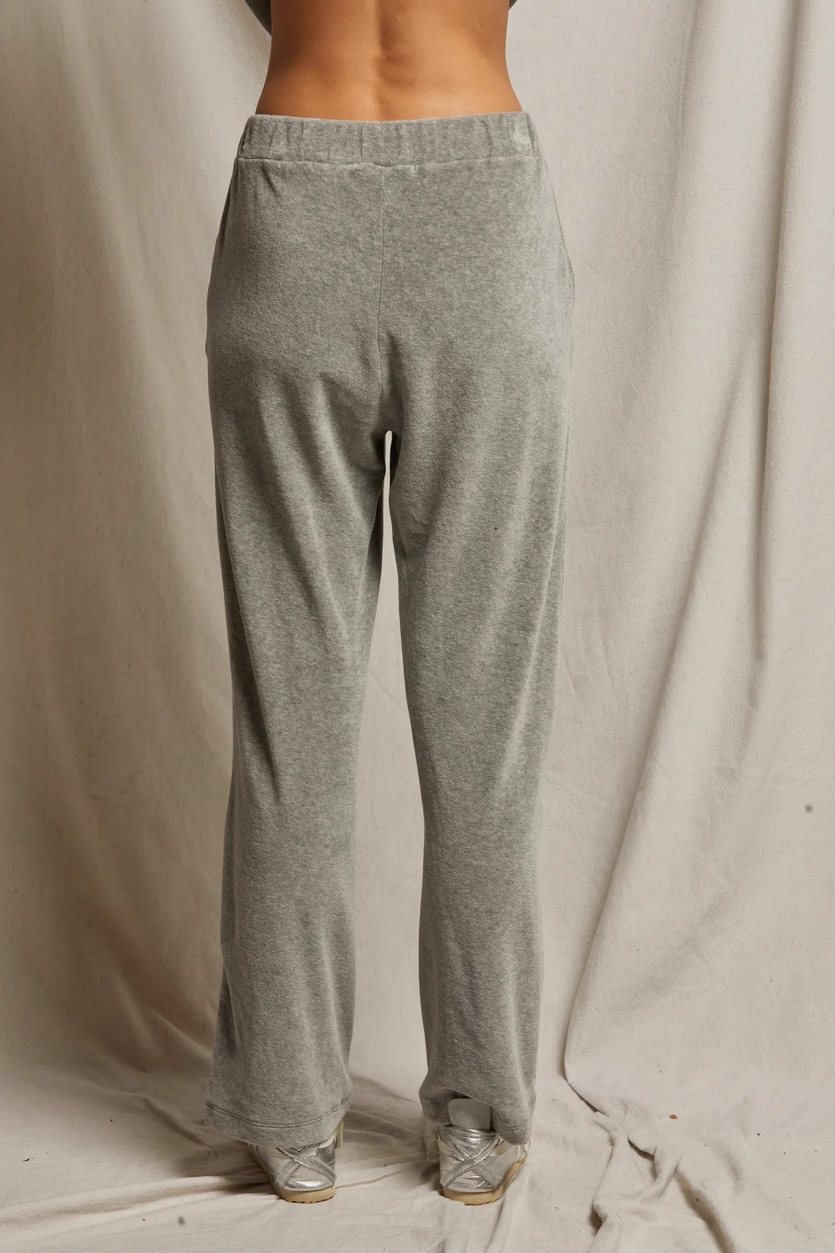 Holly Velour Wideleg Sweatpant