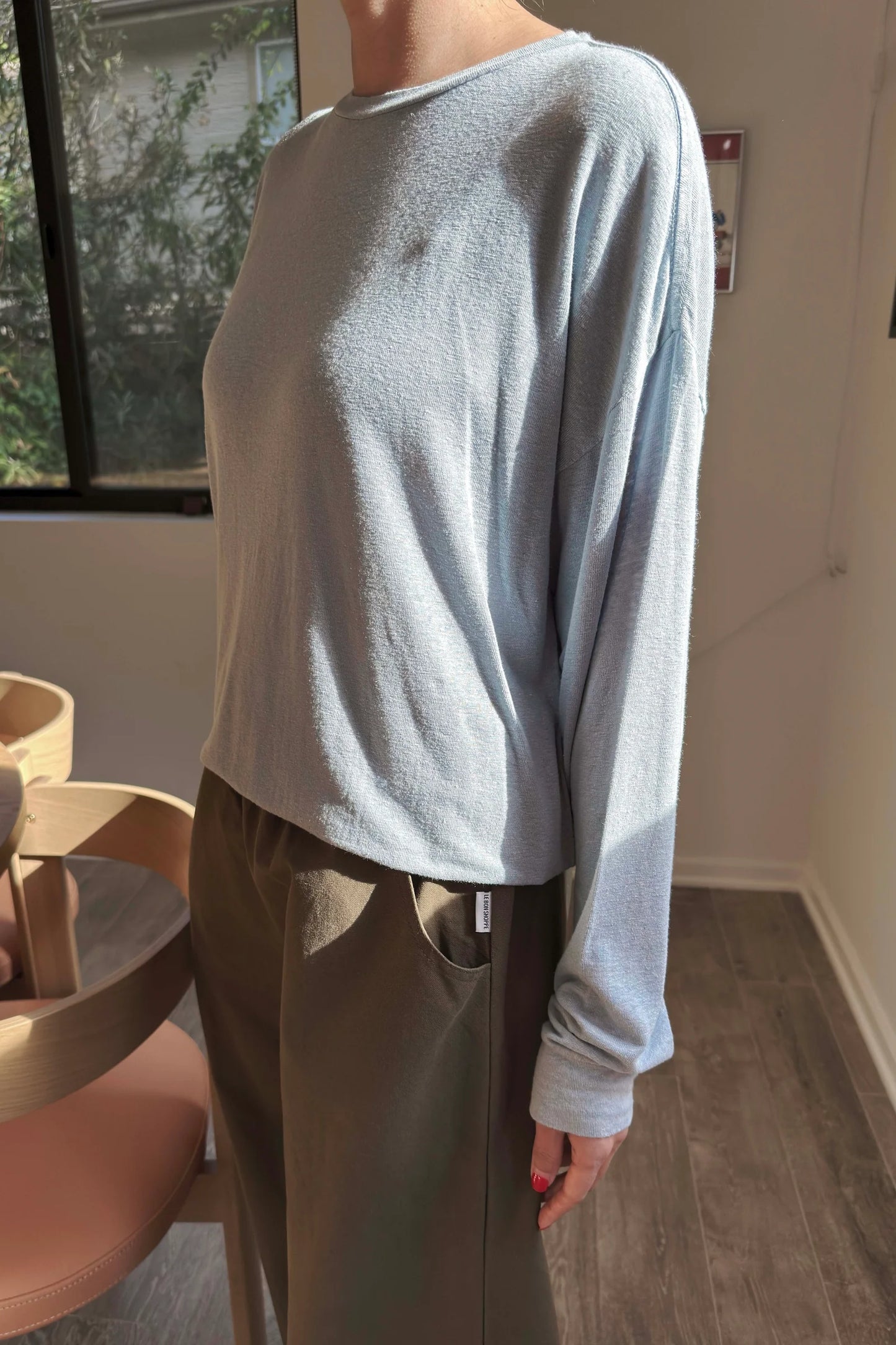 Haze Linen Blend Tee
