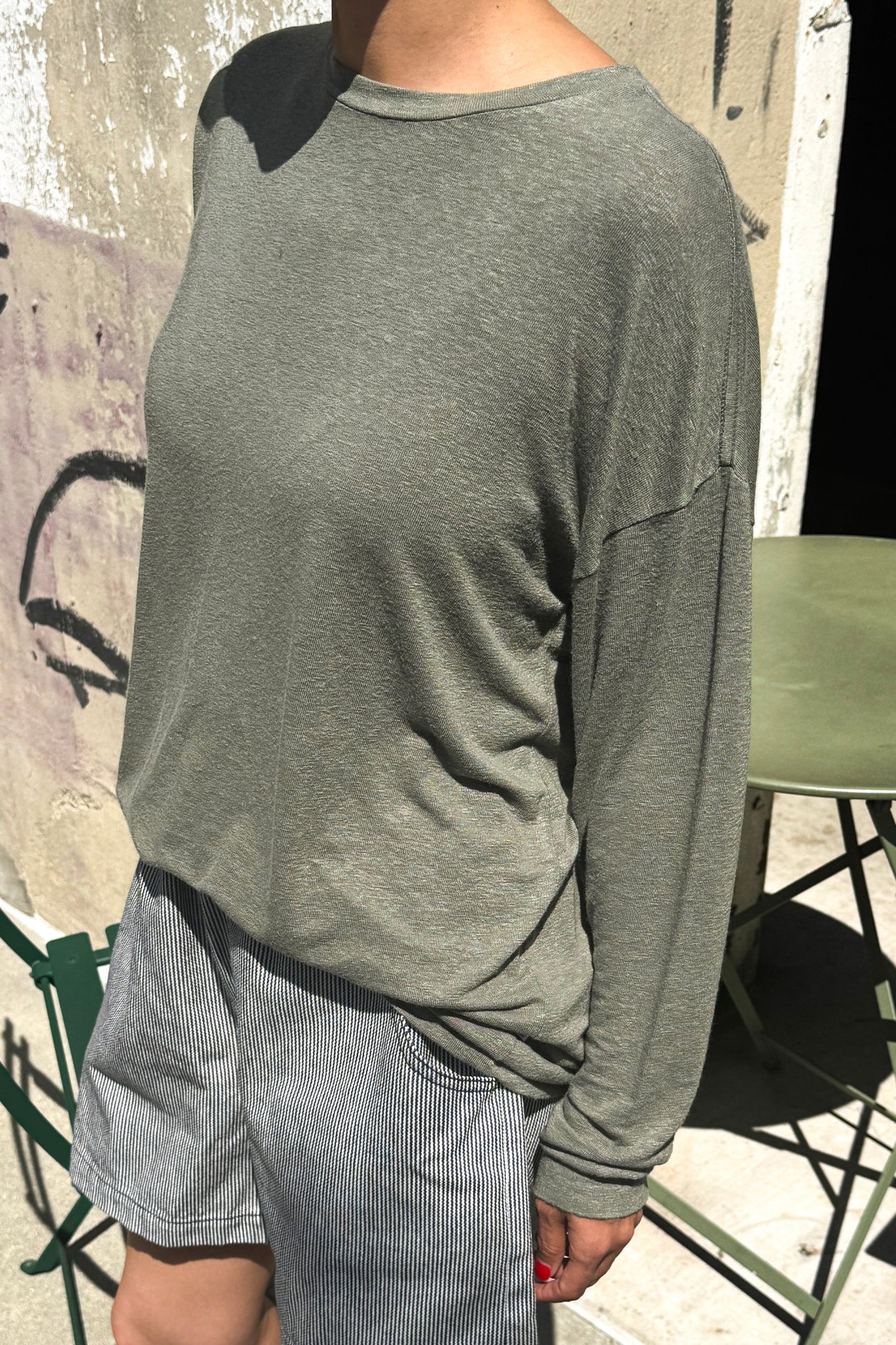 Haze Linen Blend Tee