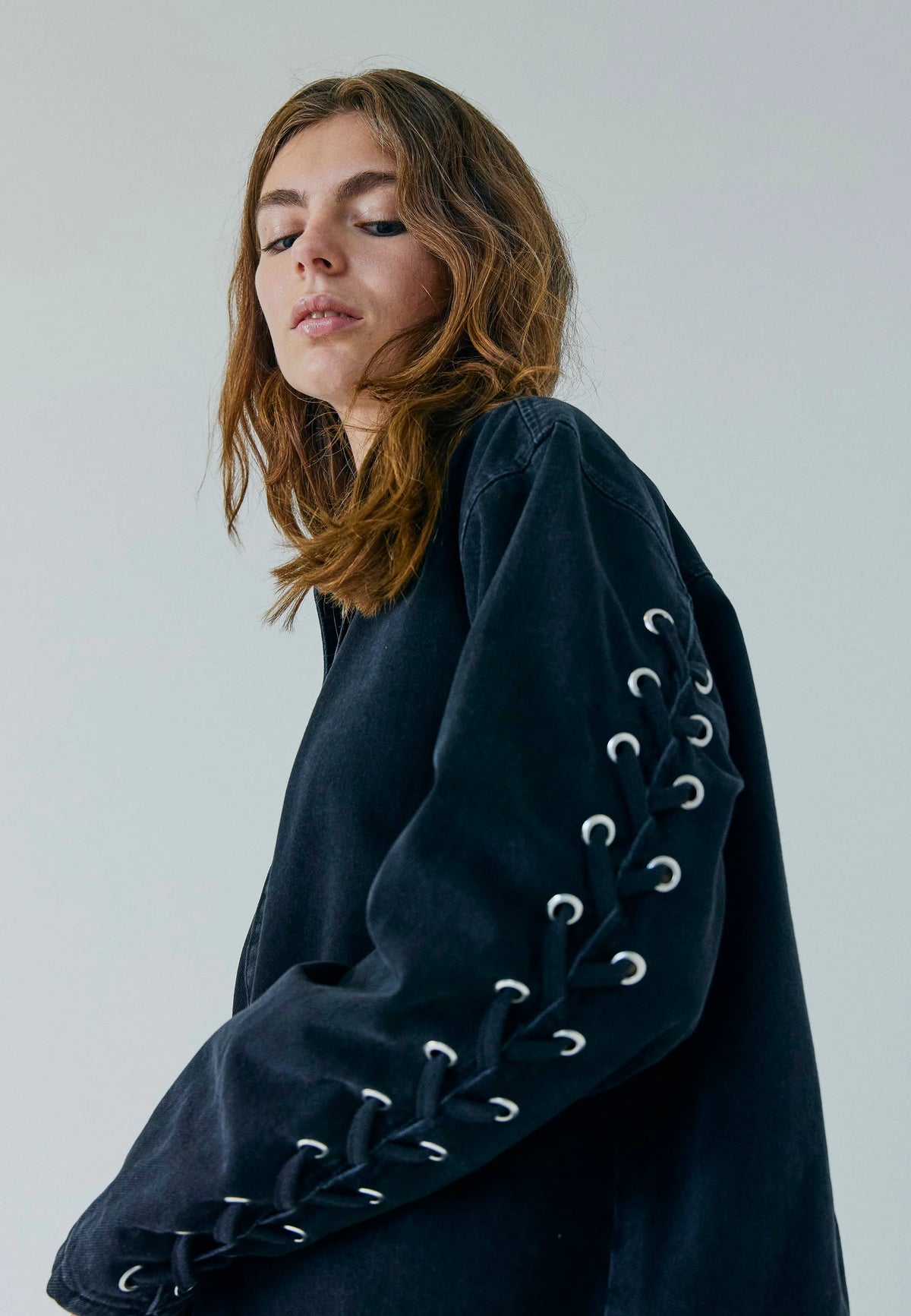 Kenzie Lace Denim Shirt