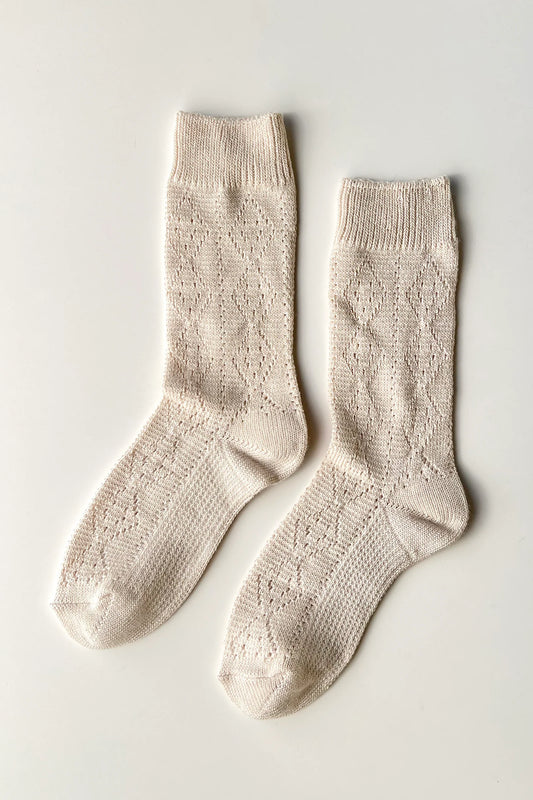 Modal Eyelet Socks